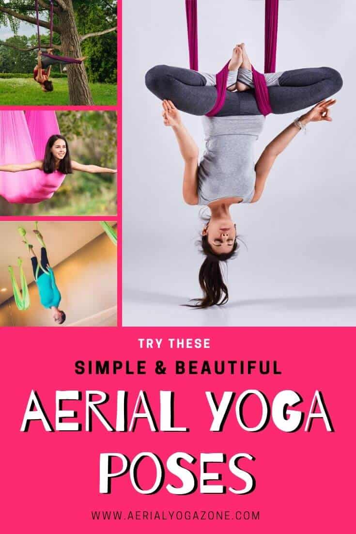 Simple yet Beautiful Aerial Yoga Poses to try TODAY