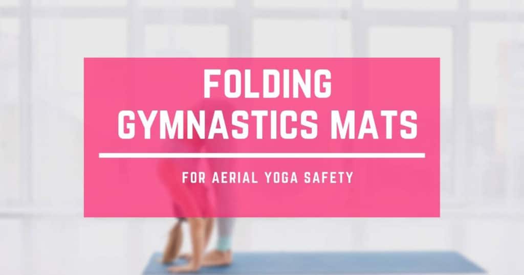 Folding gymnastics mats