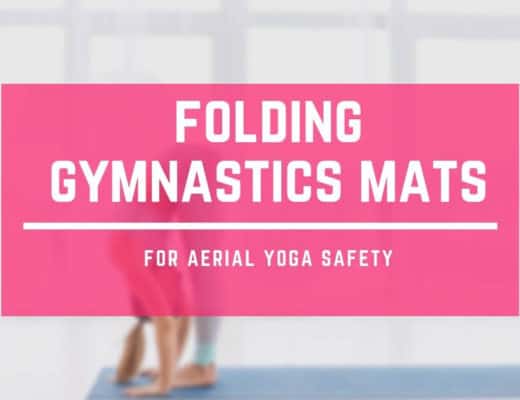 Folding gymnastics mats